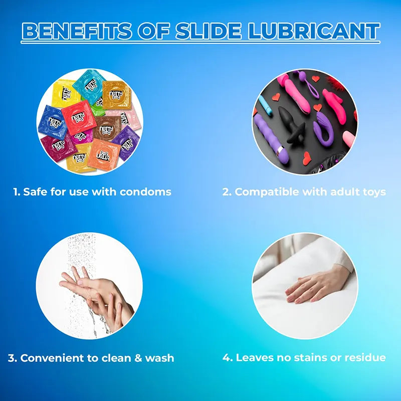 100ml Slide Water Based Lubricant for Men