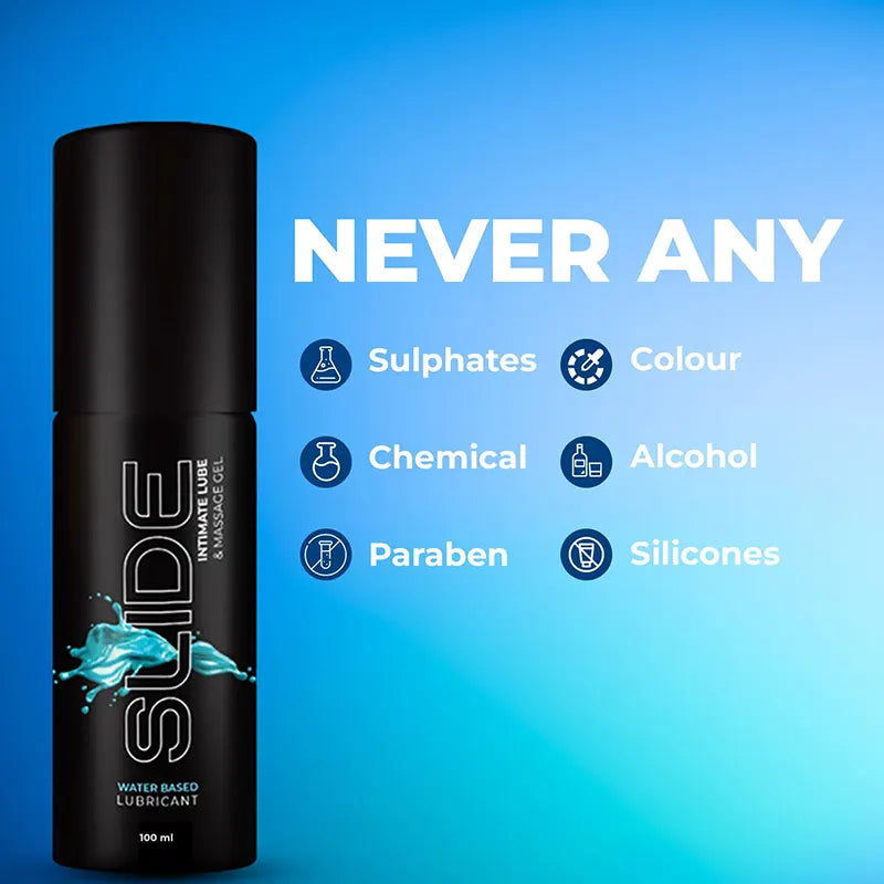 100ml Slide Water Based Lubricant for Men