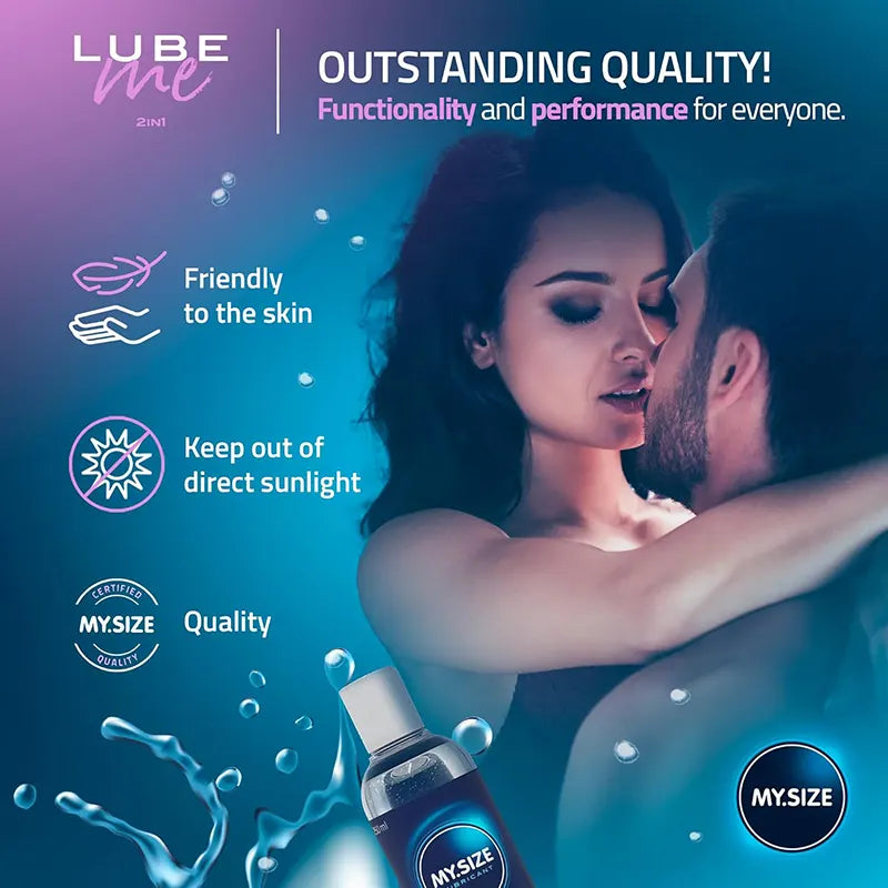 250ml Premium 2 in 1 Odourless Water-Based Lube Gel