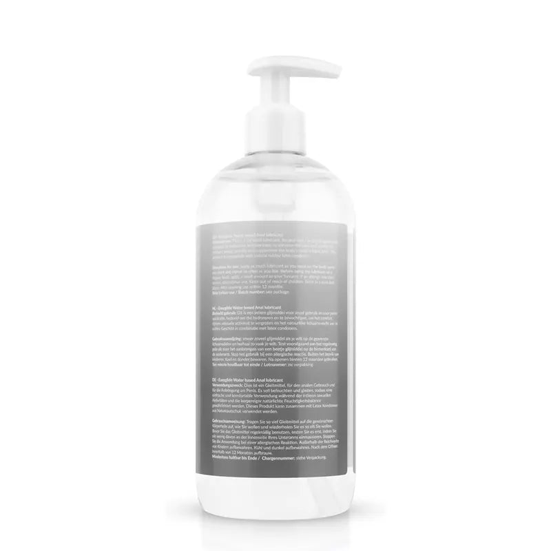 500ml Non Sticky Anal Water Based Lubricant