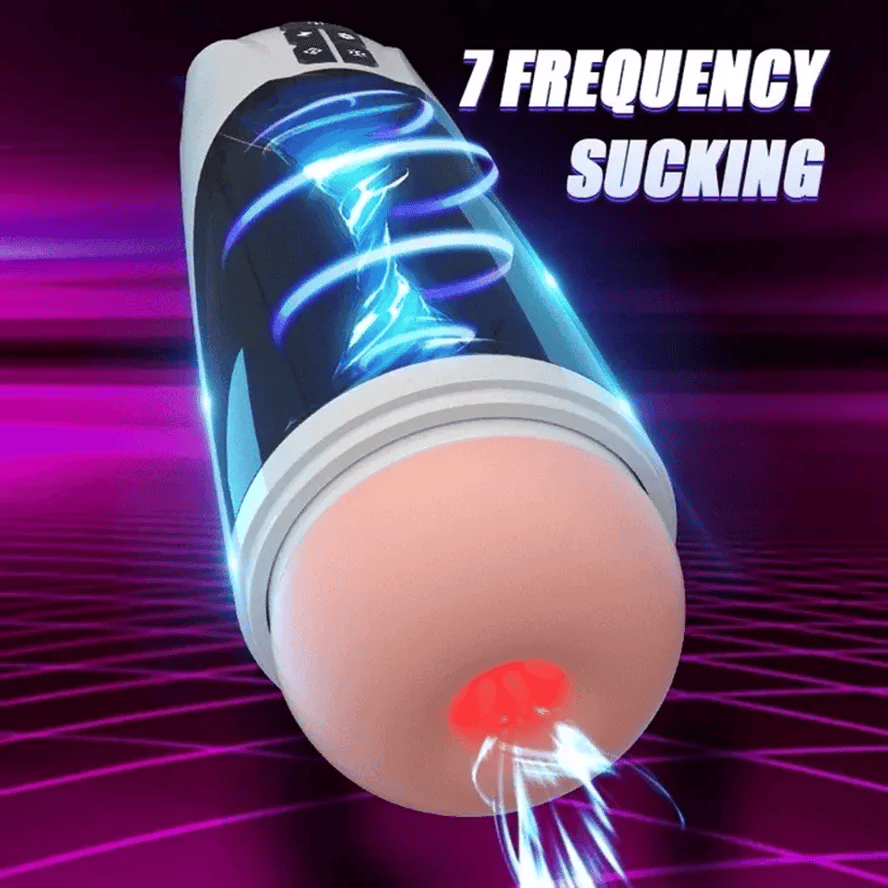 PT4 - 6-in-1 Hands-Free Male Stroker with Suction, Heating & Moaning – Wall Mount Base Included