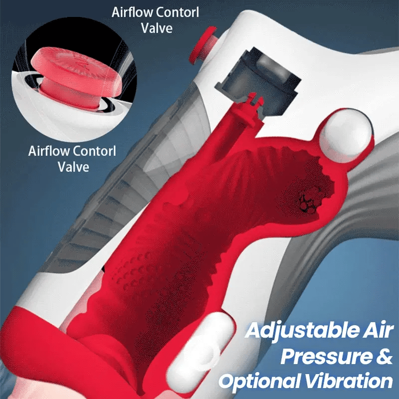 PV1 - Air Blast Blowjob Masturbator Cup with Realistic Channel