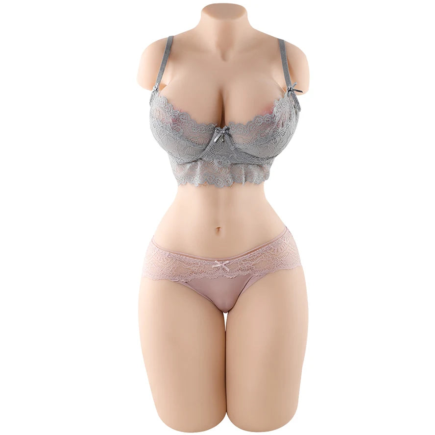 Alina - 54.3 lbs Full Size Ultra Soft Gel Breast Sex Doll Torso