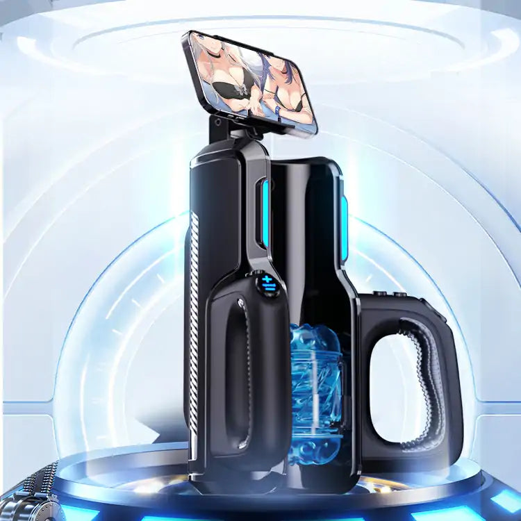 PT5 - Auto Quickshot Stroker Male Masturbator with 2 Sleeves 10 Modes & 10 Speeds