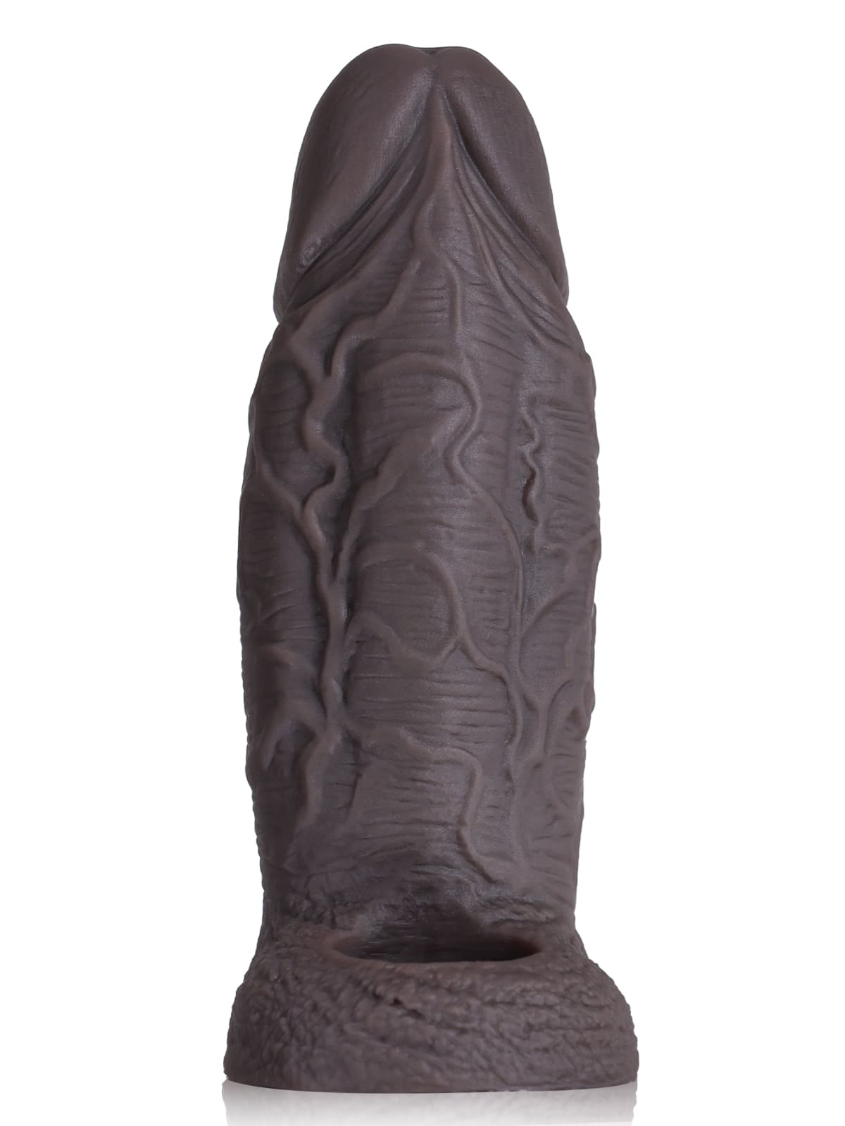 PBS37 – 6.3" x 2.2" Thick Black Silicone Cock Sleeve