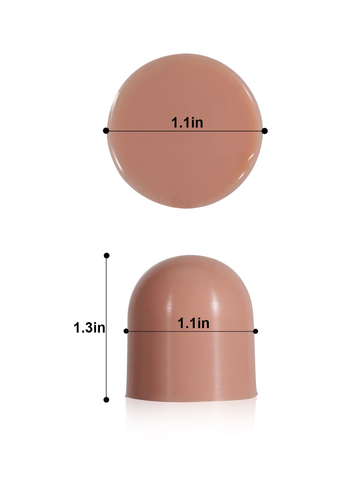 PCS41 – 9" x 2.1" Realistic Sliding Skin Cock Sleeve with Thick Boost
