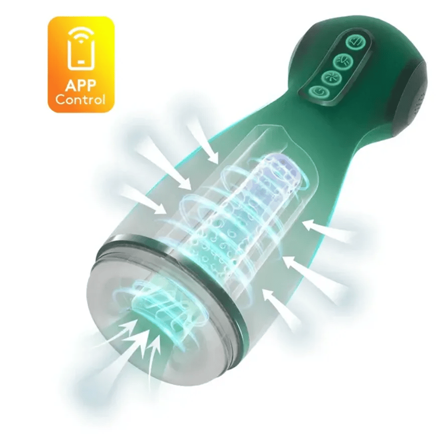 PS7 - Electric Male Masturbator with Suction, Vibration & Airbag Squeeze