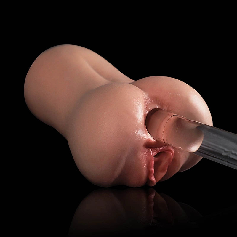 Eliza - 2.2 lbs 2 In 1 Silicone Pocket Vagina Masturbator