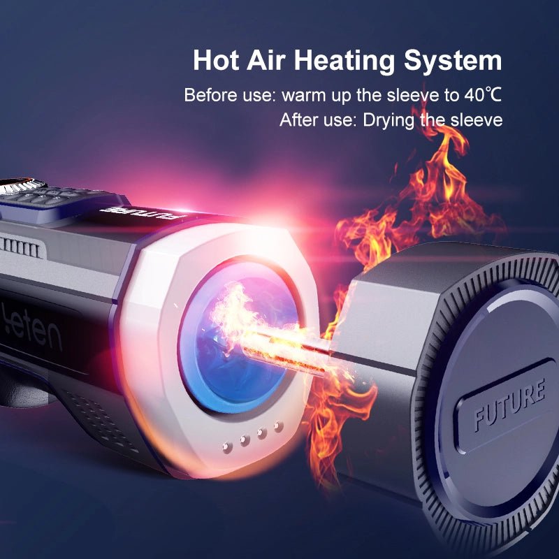 PT7 - 10 Air Bag Massage Drying Heating Base Luxury Male Masturbator