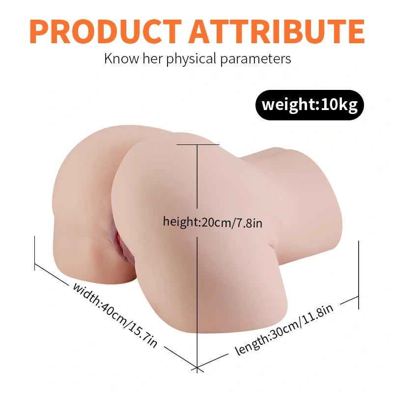 Irene - 22 lbs Realistic Big Ass Sex Toy For Men