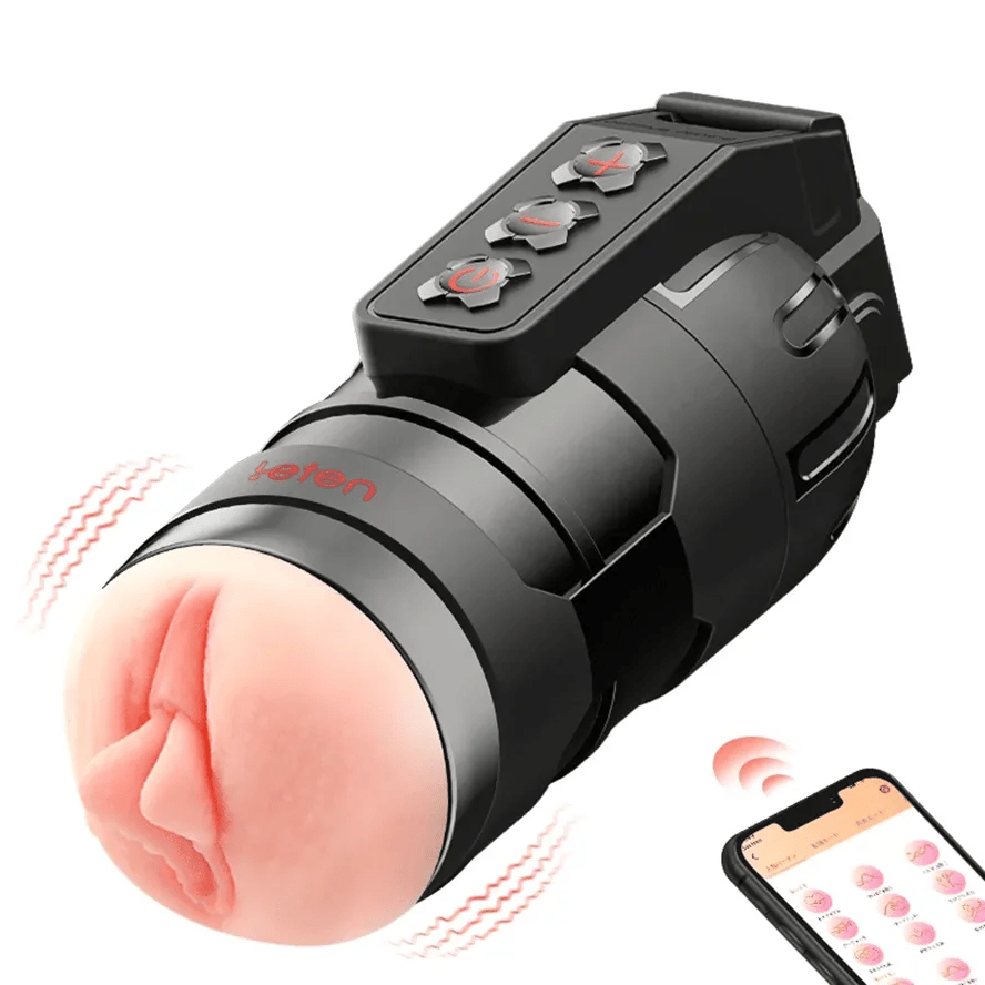 PV3 - Leten 10 Modes Vibrating Male Masturbator with APP Control – Realistic Pocket Pussy & Fleshlight Combo
