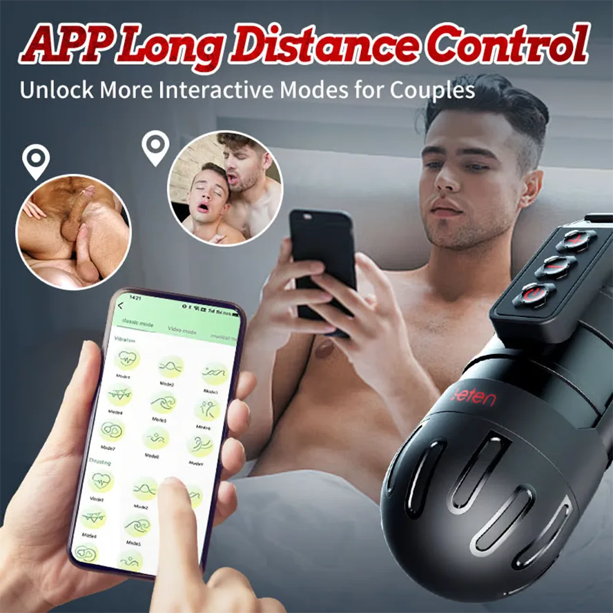 PV3 - Leten 10 Modes Vibrating Male Masturbator with APP Control – Realistic Pocket Pussy & Fleshlight Combo