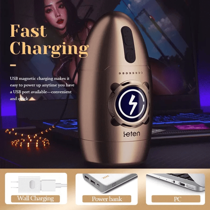 PR2 - Leten Powerful 600rpm Rotating Men Masturbator