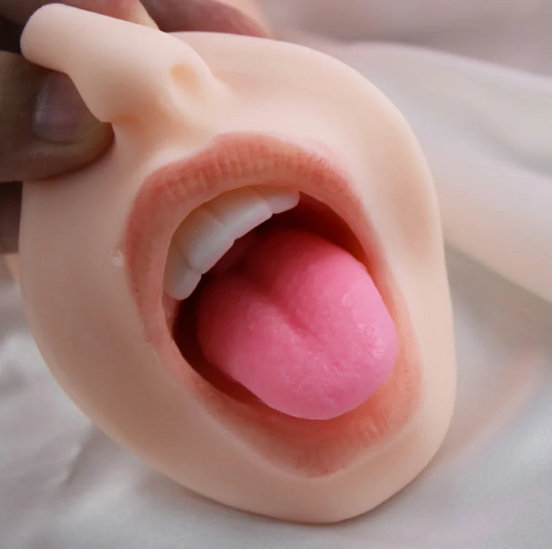 Lola - 1.1 lbs Connected 2 in 1 Pocket Pussy with Oral and Vaginal