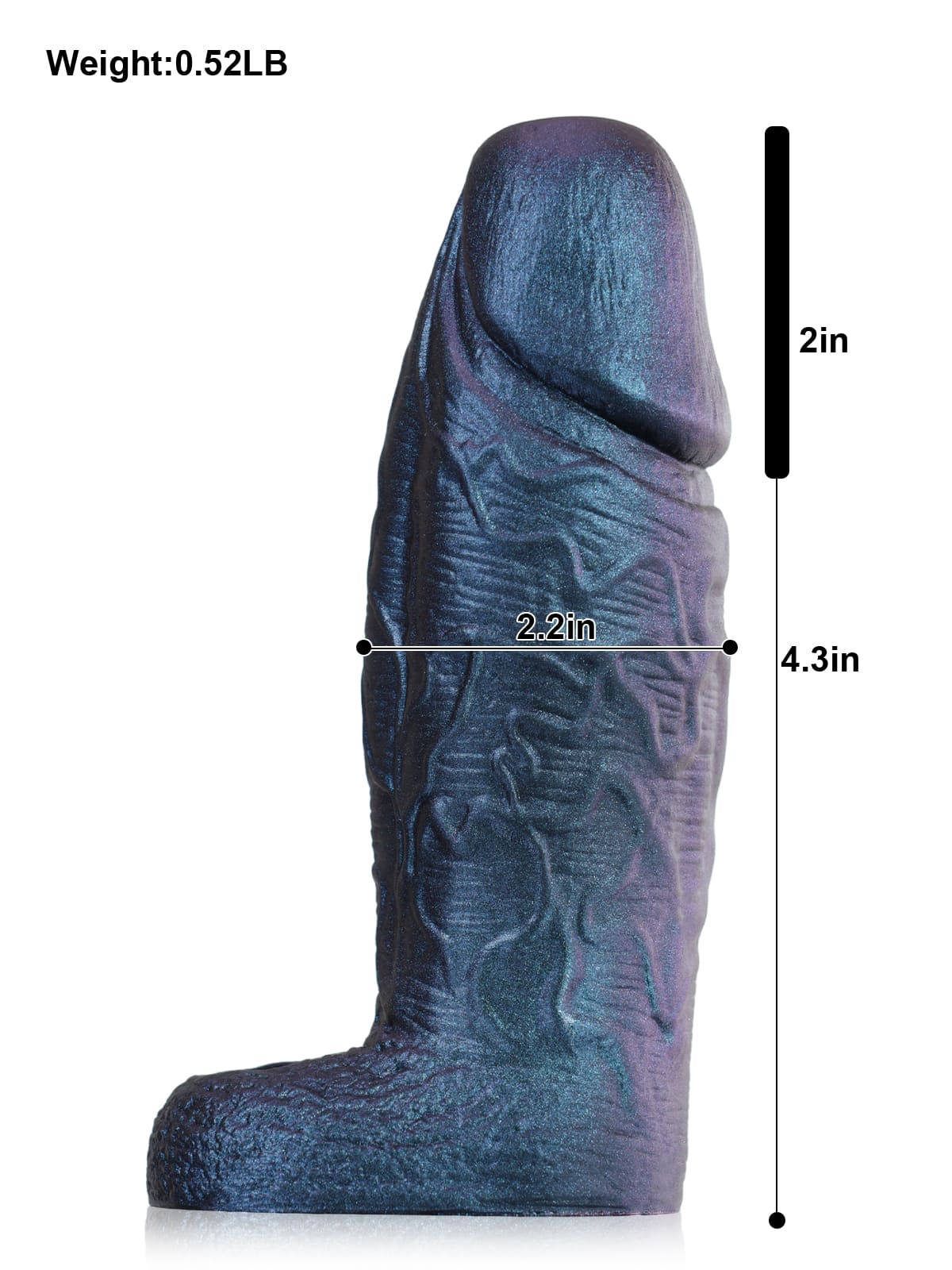 PCS37 – 6.3" x 2.2" Thick Platinum Silicone Cock Sleeve