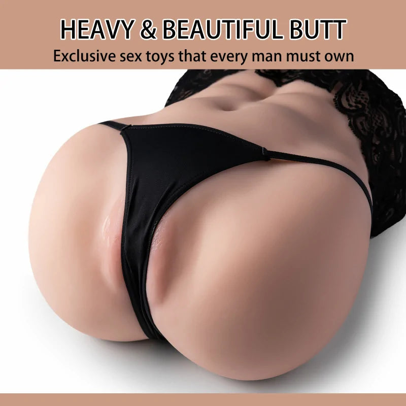 Luke - 14.3 lbs Features Strong Vibrating Sex Torso with Abs & Realistic Vagina