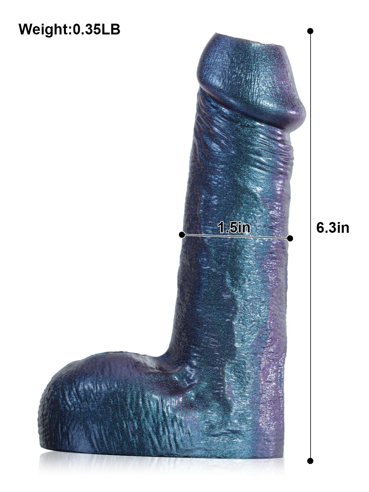 PCS39 – 6.3" x 1.5" Open-Ended Platinum Silicone Cock Sleeve