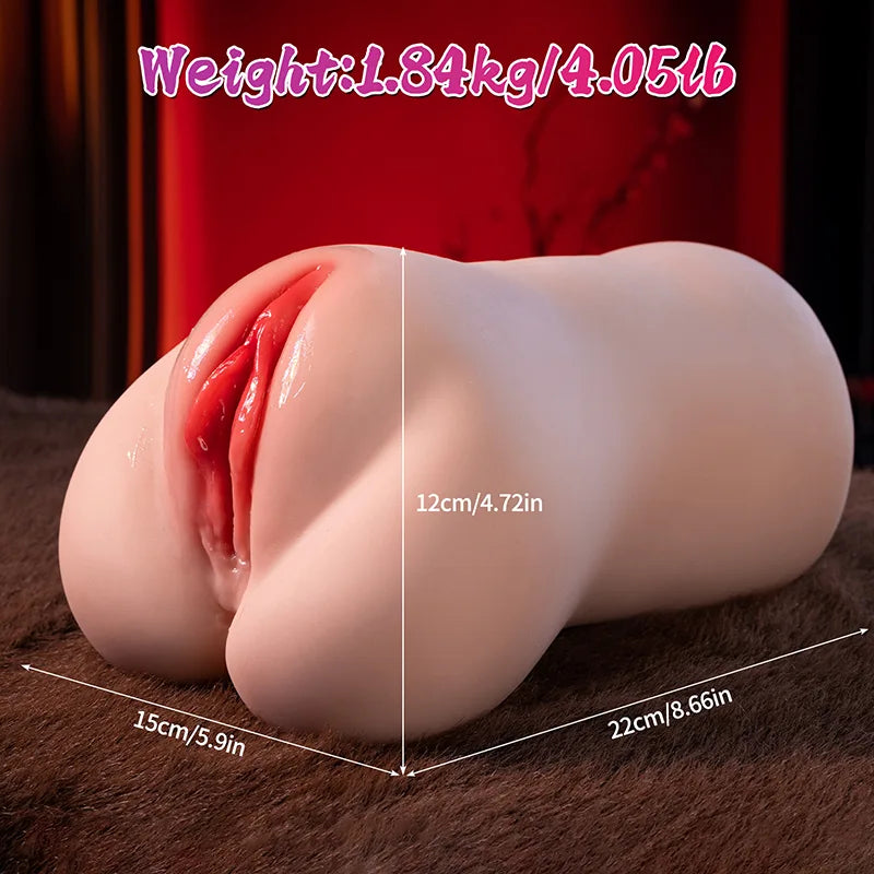 Mila - 4 lbs Large Size Electric Pussy Toy with 7 Thrusting and Vibrating