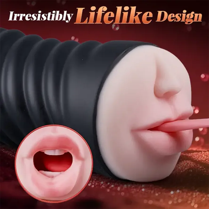 PV5 - Wireless Remote Controlled Mouth & Vaginal Pocket Masturbator with 5 Suction & Vibration Modes