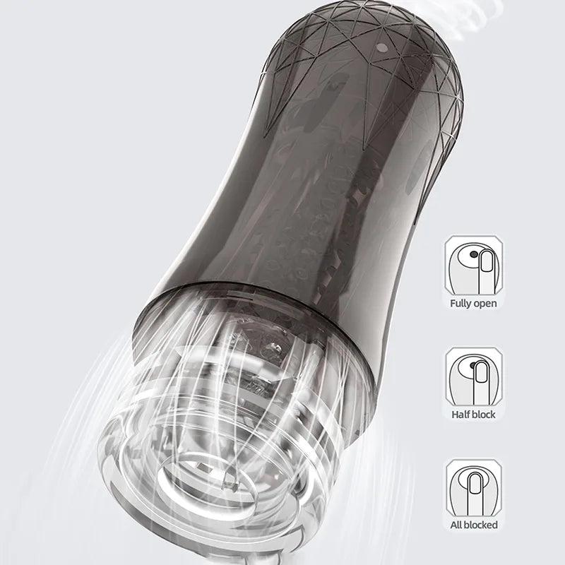 PA01 - Clear Pocket Vagina Man Masturbation Stroker