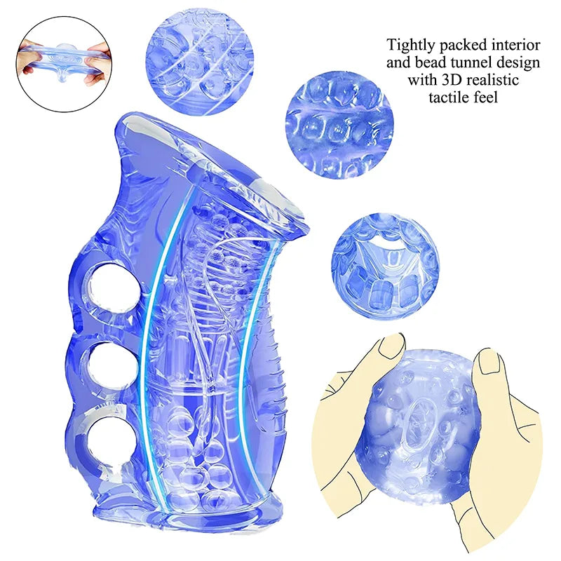 PA10 - Transparent Open Ended Soft Pussy Sleeve