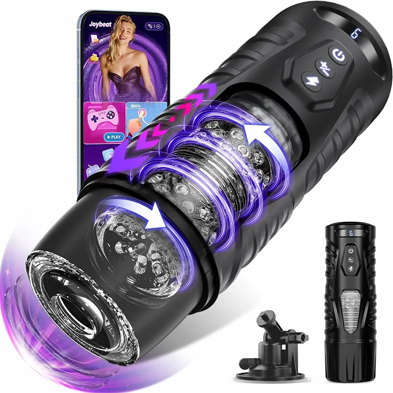 PB5 - 7 Thrusting & Rotating Modes Hands Free Automatic Stroker with Visual Window