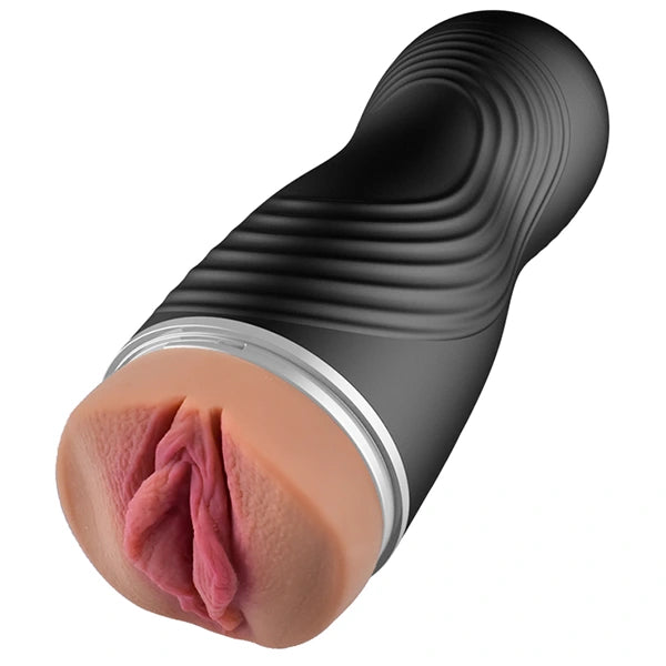 PF2 - Handheld Realistic Vagina Masturbator with Non-slip Shell
