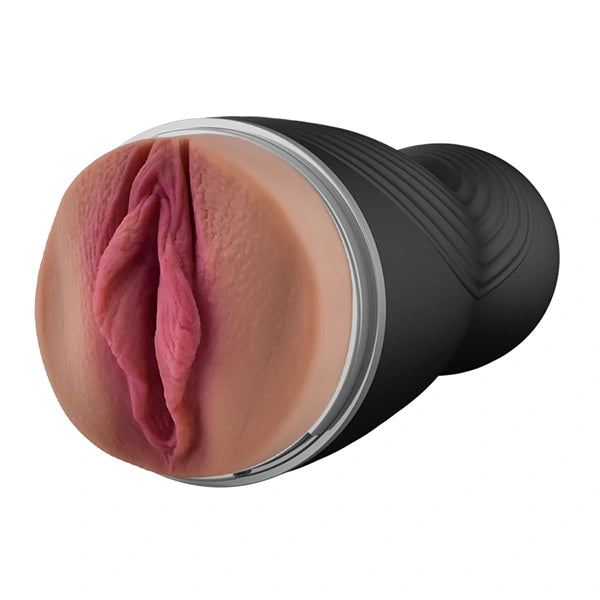 PF2 - Handheld Realistic Vagina Masturbator with Non-slip Shell