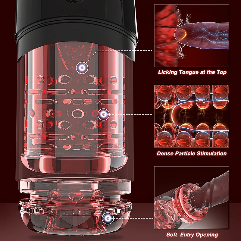 PR20 - Rotating Blow job Machine with 5 Powerful Sucking & Licking Modes