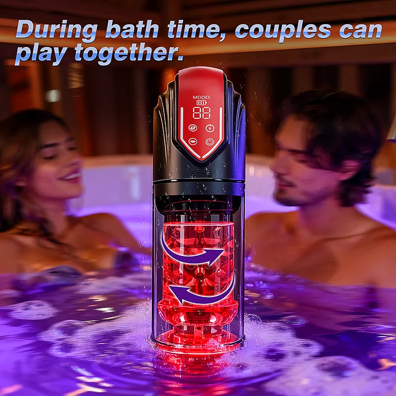 PR20 - Rotating Blow job Machine with 5 Powerful Sucking & Licking Modes