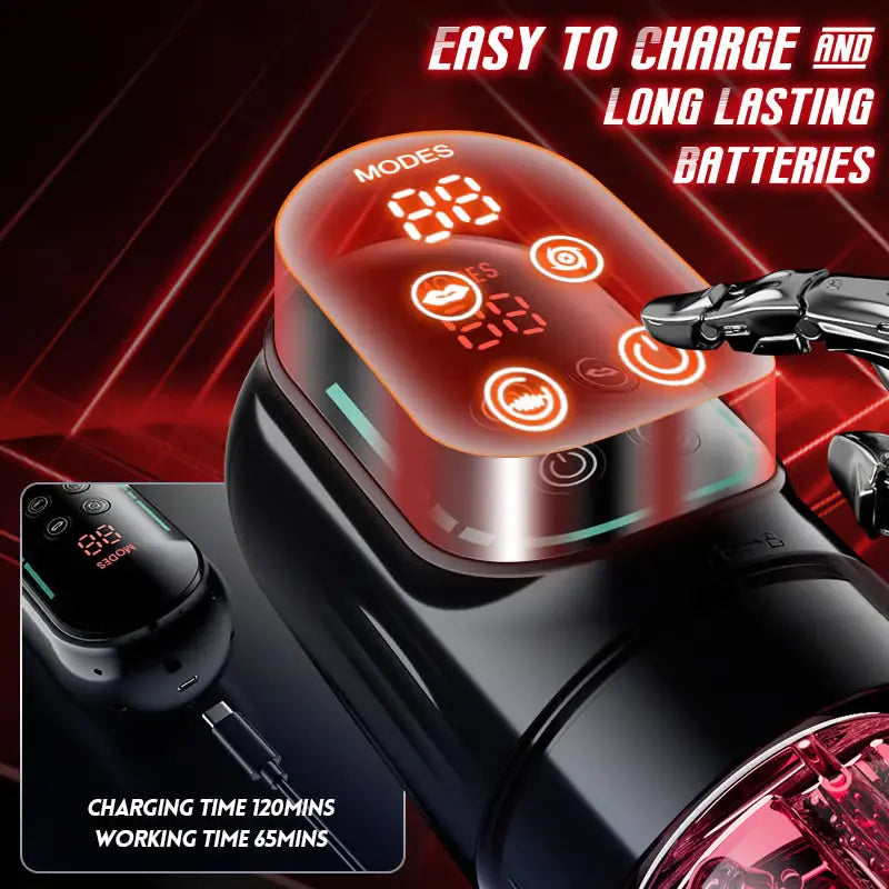 PR4Red - APP Waterproof Automatic Shower Blowjob Dick Jerking Machine