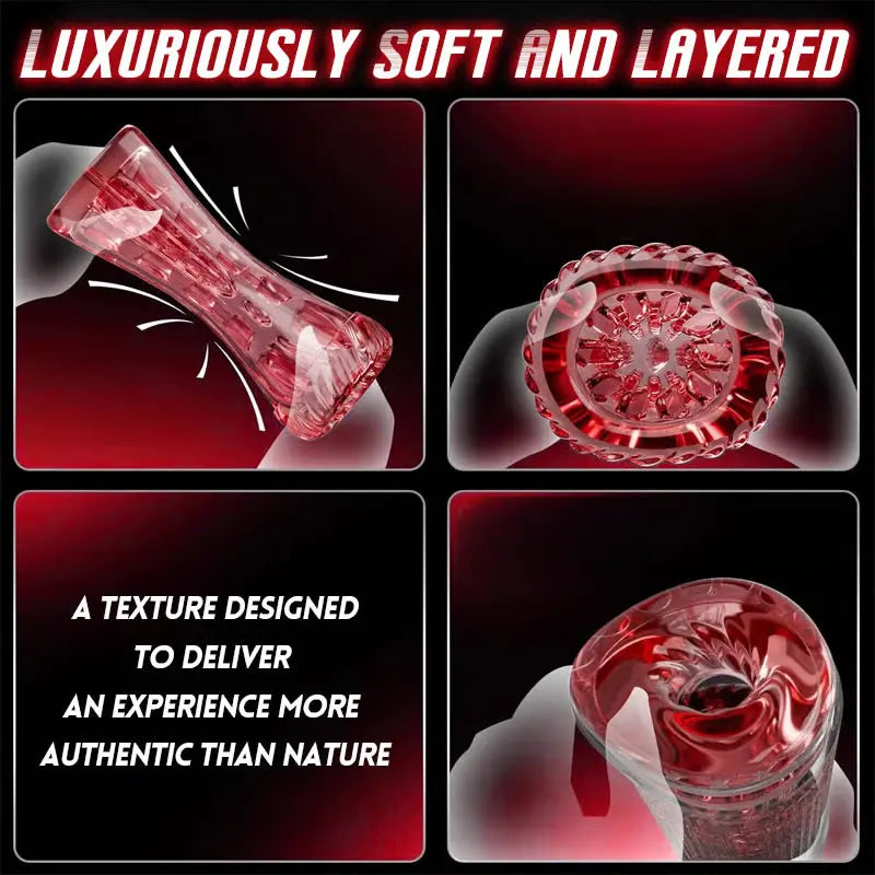 PR4Red - APP Waterproof Automatic Shower Blowjob Dick Jerking Machine