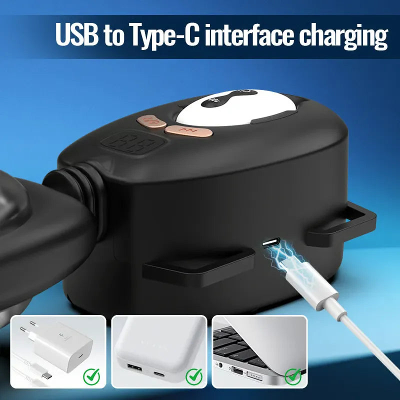 PT11 - Remote Control Strap-on Vibrating Penis Stroker