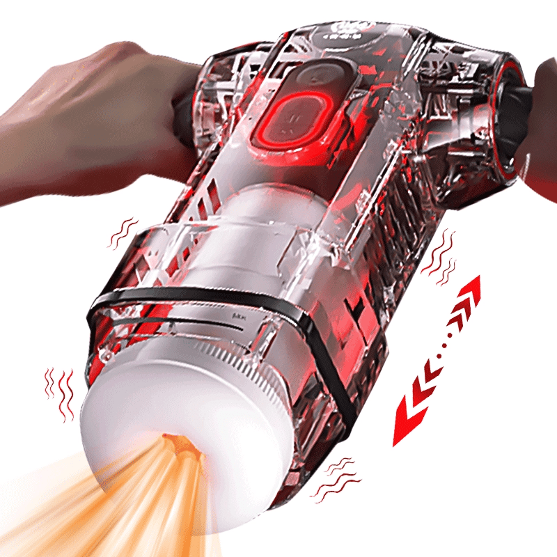 PT12 - Twist-Grip Controlled Male Stroker with Vibration, Suction and Heating Modes