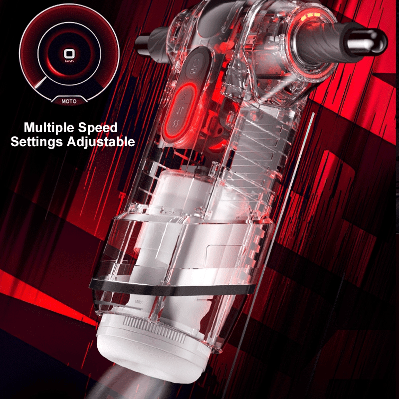 PT12 - Twist-Grip Controlled Male Stroker with Vibration, Suction and Heating Modes