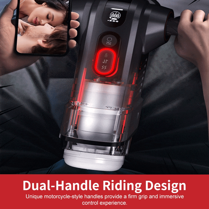 PT12 - Twist-Grip Controlled Male Stroker with Vibration, Suction and Heating Modes