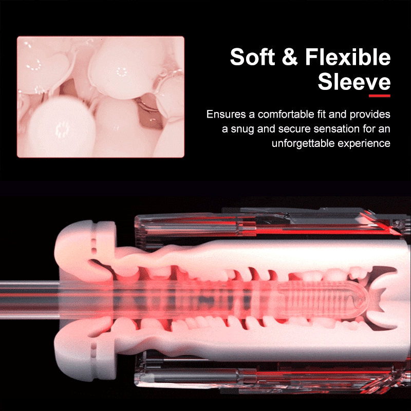 PT12 - Twist-Grip Controlled Male Stroker with Vibration, Suction and Heating Modes