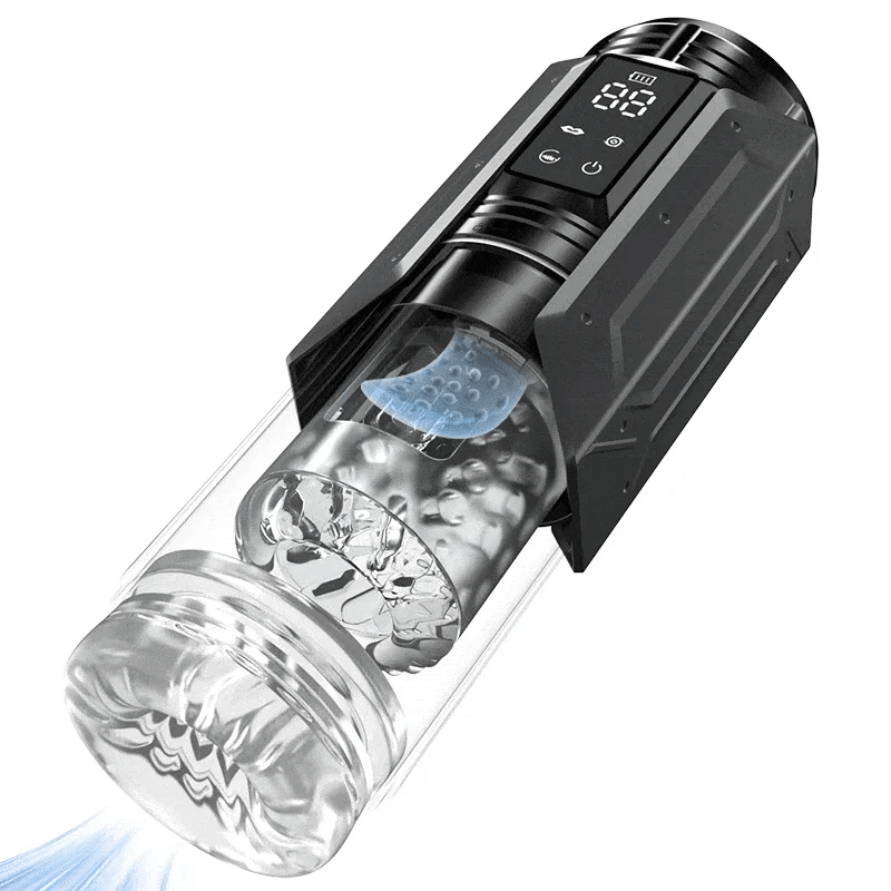 PT20 - Waterproof Men Masterbator with 7 Modes Sucking, Vibrating, Thrusting & Rotating Pleasure
