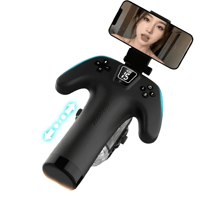 PT23 - Hands-Free Thrusting Male Masturbator with Phone Mount