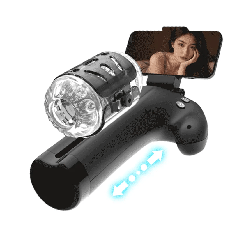 PT23 - Hands-Free Thrusting Male Masturbator with Phone Mount