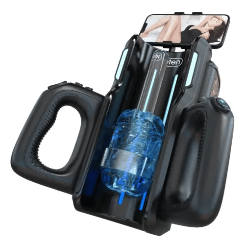 PT5 - Auto Quickshot Stroker Male Masturbator with 2 Sleeves 10 Modes & 10 Speeds