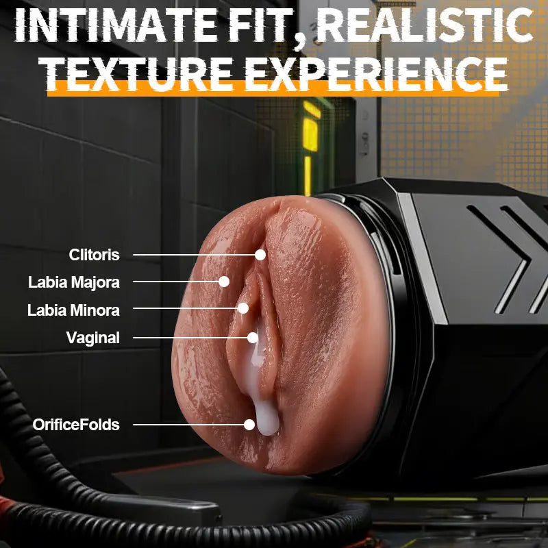 PV01 - Deep Throat Masturbator for Men with 10 Vibration and Suction Modes