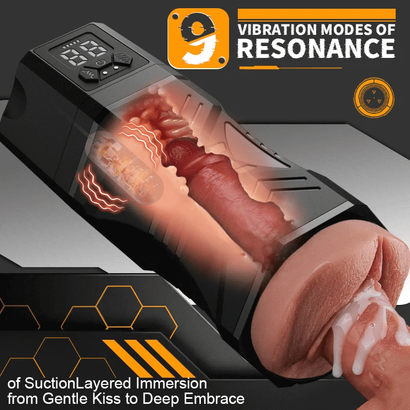 PV01 - Deep Throat Masturbator for Men with 10 Vibration and Suction Modes
