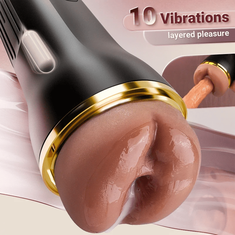 PV10 - 5 Suction 10 Vibration Tight Realistic Anal Masturbation with Lifelike Wrap
