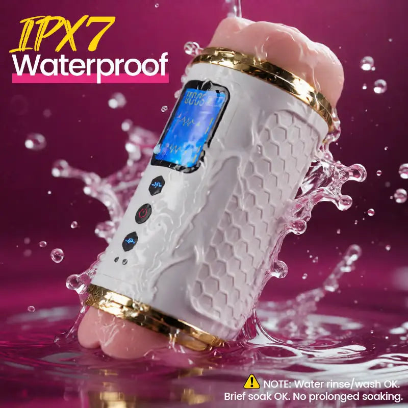 PV12 - Double-Ended Through Realistic Automatic Masturbator with Powerful Vibration