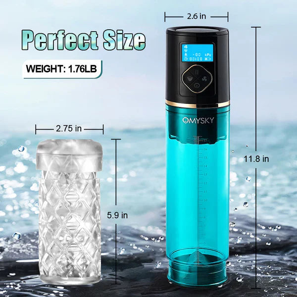 XP6 – Hydro Penis Pump with 6 Suction Modes, LED Display & Waterproof Design