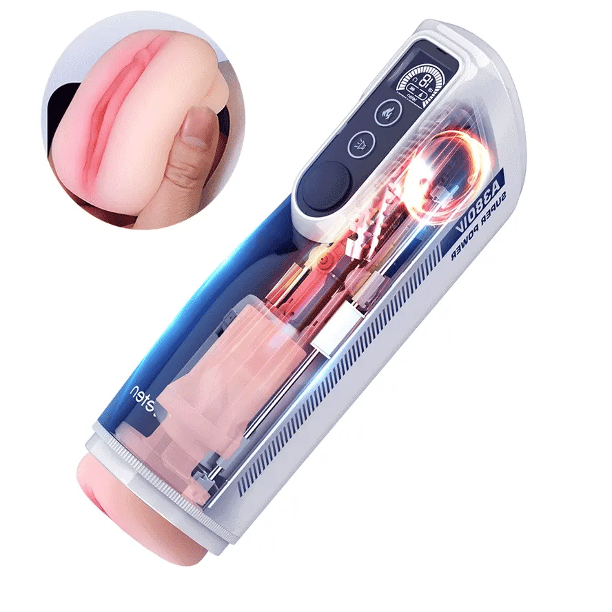 PT9Plus - Realistic Male Stroker with Thrusting, Rocking & Heating – Voice-Enabled Pleasure Machine