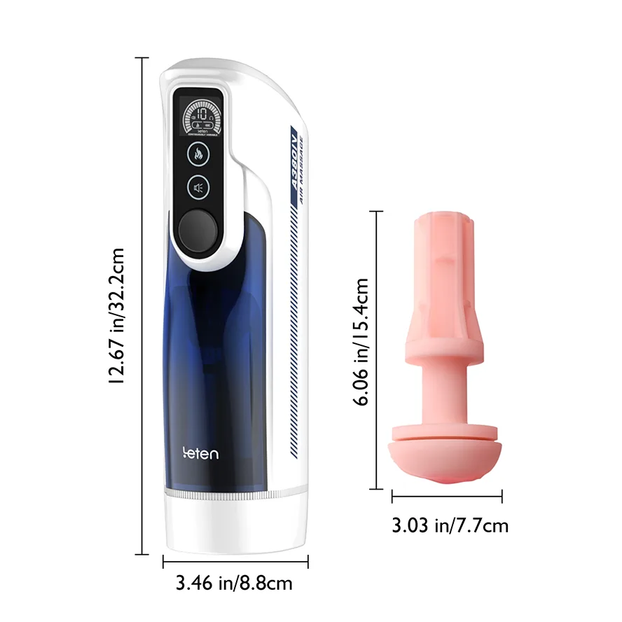 PT9Plus - Realistic Male Stroker with Thrusting, Rocking & Heating – Voice-Enabled Pleasure Machine