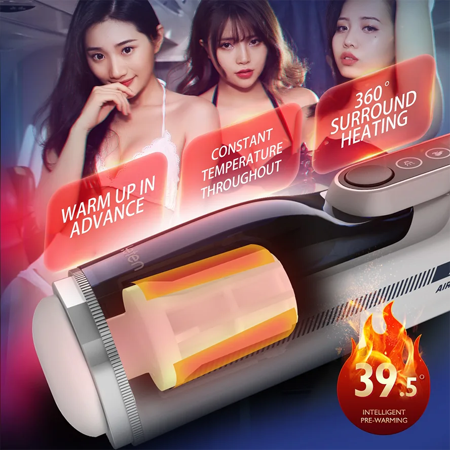 PT9Plus - Realistic Male Stroker with Thrusting, Rocking & Heating – Voice-Enabled Pleasure Machine