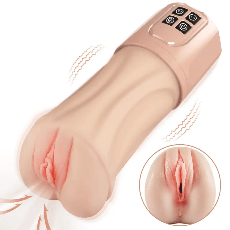 PV7 - Realistic Vibrator Pussy with 5 Suction 7 Vibration